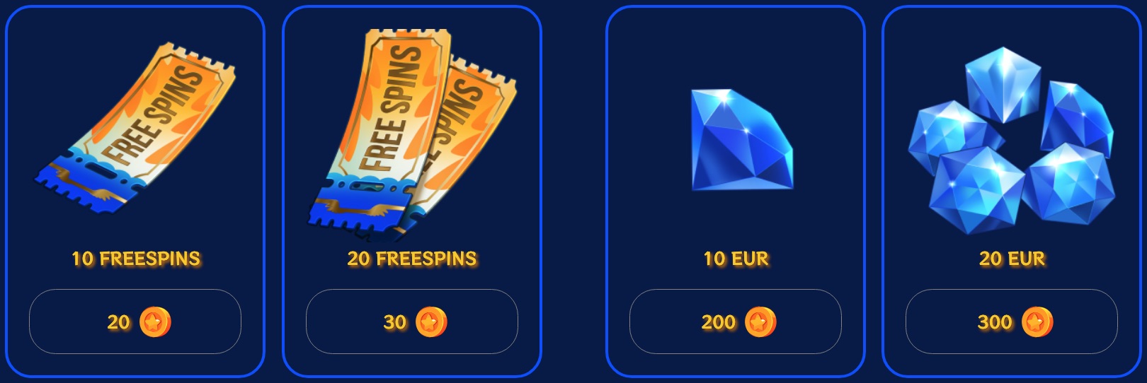 Kakadu Casino Bonus Shop Rewards